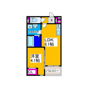 REGIES京都梅小路の間取り図