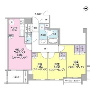 ブランズ京都御所西の間取り図