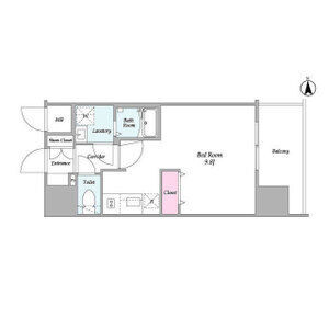 BPRレジデンス梅田西の間取り図