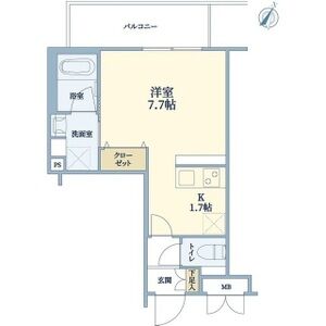 ウェルスクエア池田石橋IIIの間取り図