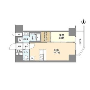 MELDIA CREST桜ノ宮Kirschの間取り図