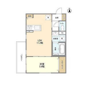 Urban Nests 天神ノ森の間取り図
