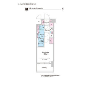コンフォリア江坂広芝町の間取り図