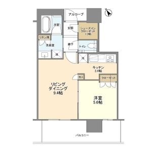 ザ・パークハウス中之島タワーの間取り図