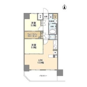 ハイラインIIIの間取り図