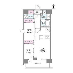 シーズンフラッツ新大阪SOUTHの間取り図