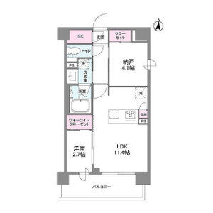 シーズンフラッツ新大阪SOUTHの間取り図