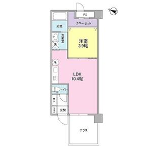 サウスヒルズの間取り図