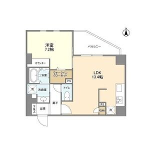 Elysion天王寺の間取り図