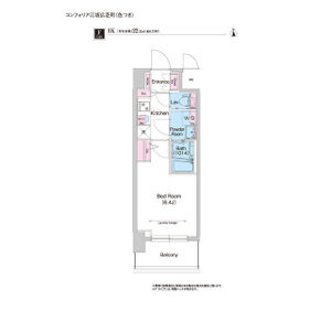 コンフォリア江坂広芝町の間取り図