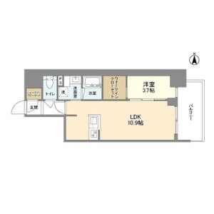 RJRプレシア南堀江の間取り図