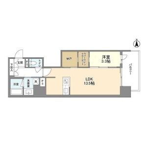 RJRプレシア南堀江の間取り図