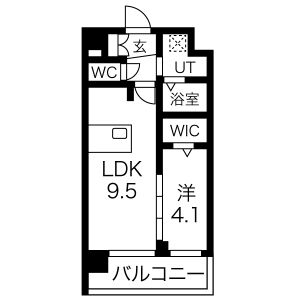 ファステート京都西院パールの間取り図