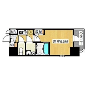 エスリードレジデンス梅田フロントの間取り図