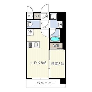 エスリードレジデンス ザ・グラン新大阪フラッツの間取り図