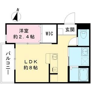リアフラッツ香里園NORTHの間取り図