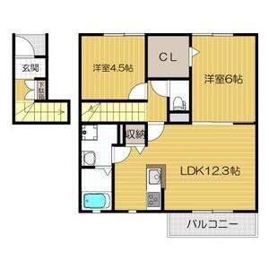 ティアラ Iの間取り図
