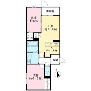 ユアメゾン プリーモの間取り図