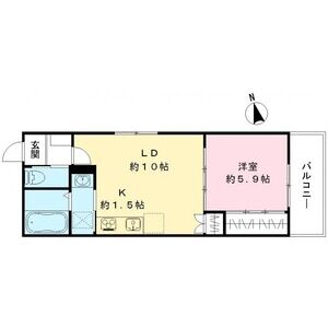 ユアメゾン プリーモの間取り図