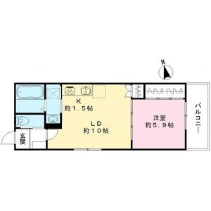 ユアメゾン プリーモの間取り図
