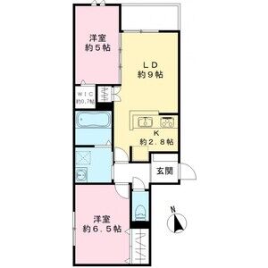 ユアメゾン プリーモの間取り図