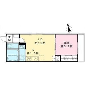 ユアメゾン プリーモの間取り図