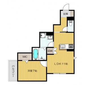 ユアメゾン ファーストの間取り図