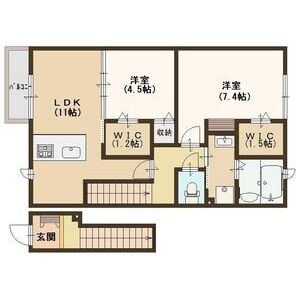 ファミール中 Iの間取り図