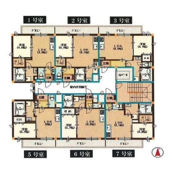 ブラン シェトワの室内写真1枚目