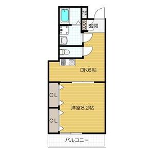 アベニール十三の間取り図