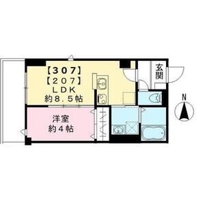 Maison Blanche Nagaiの間取り図