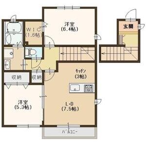 ラシーネ シエンプレの間取り図