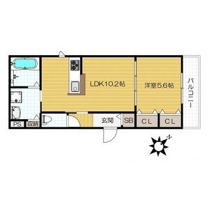 ドゥー・ルミエール新森の間取り図