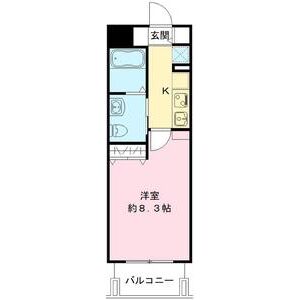 セレブコート弁天の間取り図