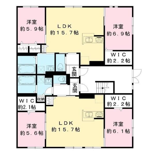 cozy court 千里山田II番館の室内写真1枚目