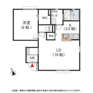 グランディール Bの間取り図