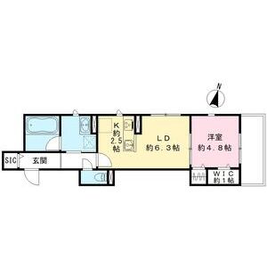西町ハイツの間取り図