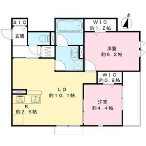 西町ハイツの間取り図