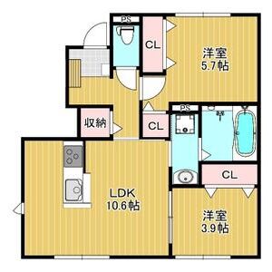 ライブリックス.2棟の間取り図