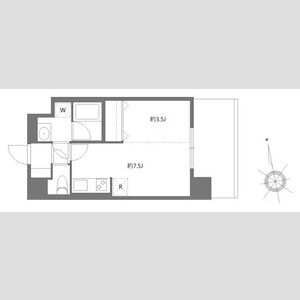プロスパー江坂479の間取り図