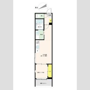 サンメイプル上新庄の間取り図