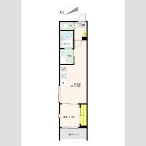 サンメイプル上新庄の間取り図