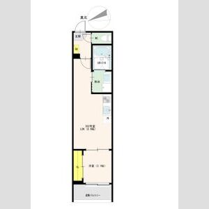 サンメイプル上新庄の間取り図