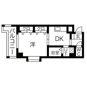 ブルーム江坂の間取り図