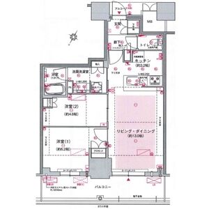 ジオタワー大阪十三【新築分譲/未入居物件】の間取り図