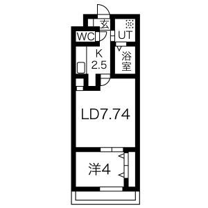 パーラム豊津の間取り図