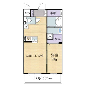 イデアルMIYAの間取り図