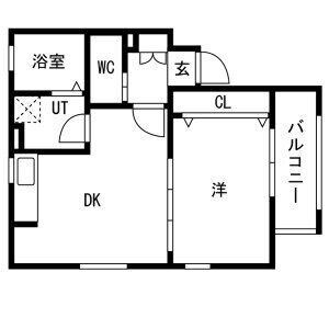 Lunaria宮之阪の間取り図
