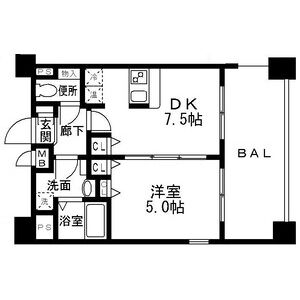 エス・キュート尼崎の間取り図