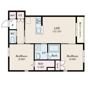 へーベルメゾン今里の間取り図